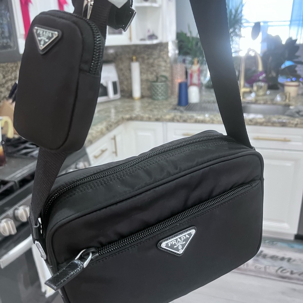 Prada Black Men's Belt Bag